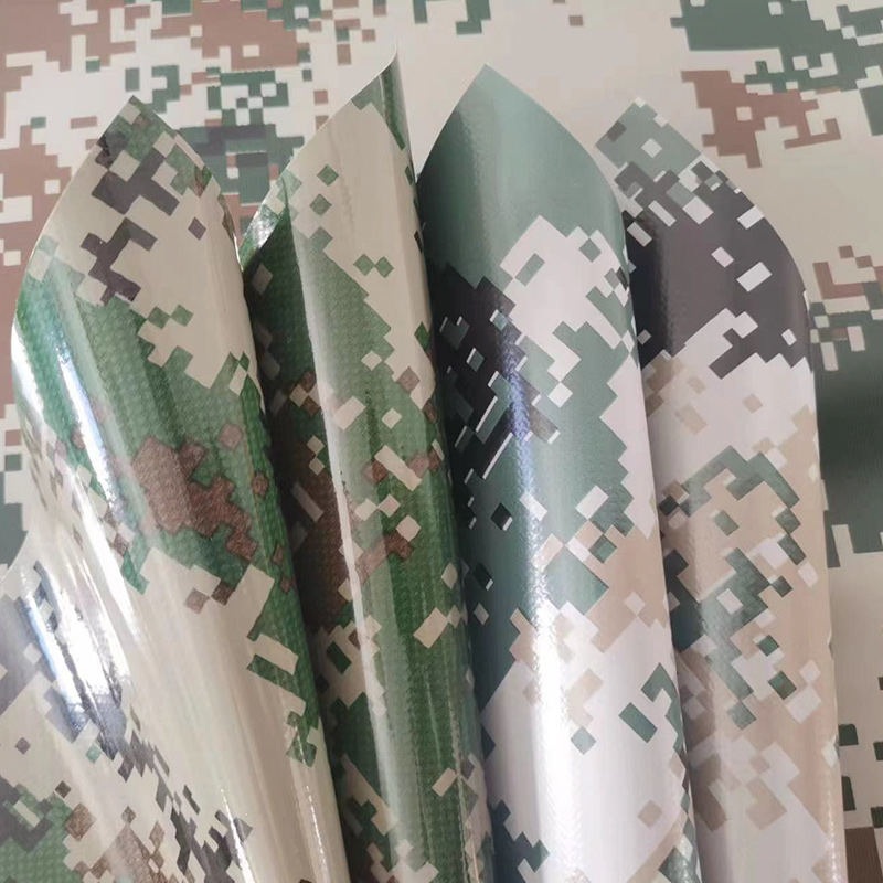 Camouflage Dust PVC bevonatú poliészter ponyva